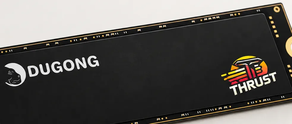Thrust NVMe Gen 4 close-up
